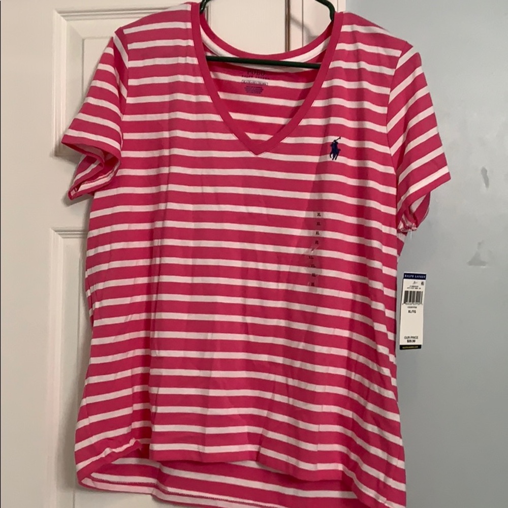Women’s polo vneck tshirt
